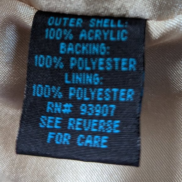 Vintage Pacific Rose Faux Fur Animal Print 3X/4X (22-26) - Picture 4 of 4